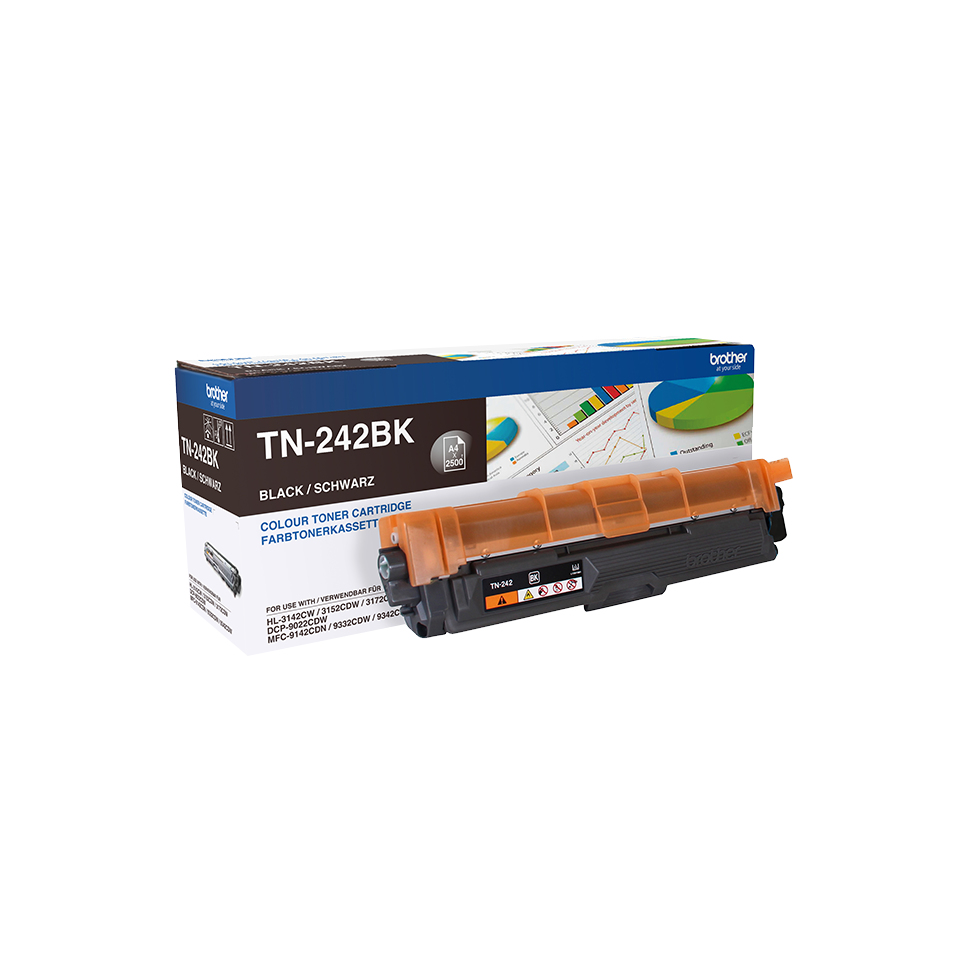 Image of Brother TN-242BK Toner-kit black, 2.5K pages ISO/IEC 19798 for...
