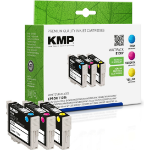 KMP E130V inktcartridge Cyaan, Magenta, Geel