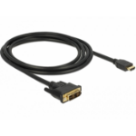 DeLOCK 85584 video cable adapter 2 m HDMI Type A (Standard) DVI-D