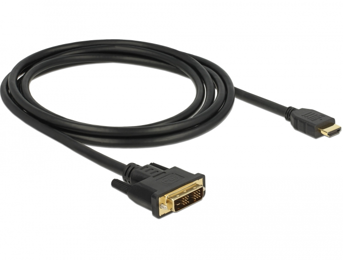 DeLOCK 85584 video cable adapter 2 m HDMI Type A (Standard) DVI-D