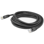 AddOn Networks ADD-0-5MCAT6ASFLZ-BK networking cable Black 0.5 m Cat6a U/UTP (UTP)