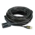 Monoprice 7532 USB cable 590.6" (15 m) USB 2.0 USB A Black