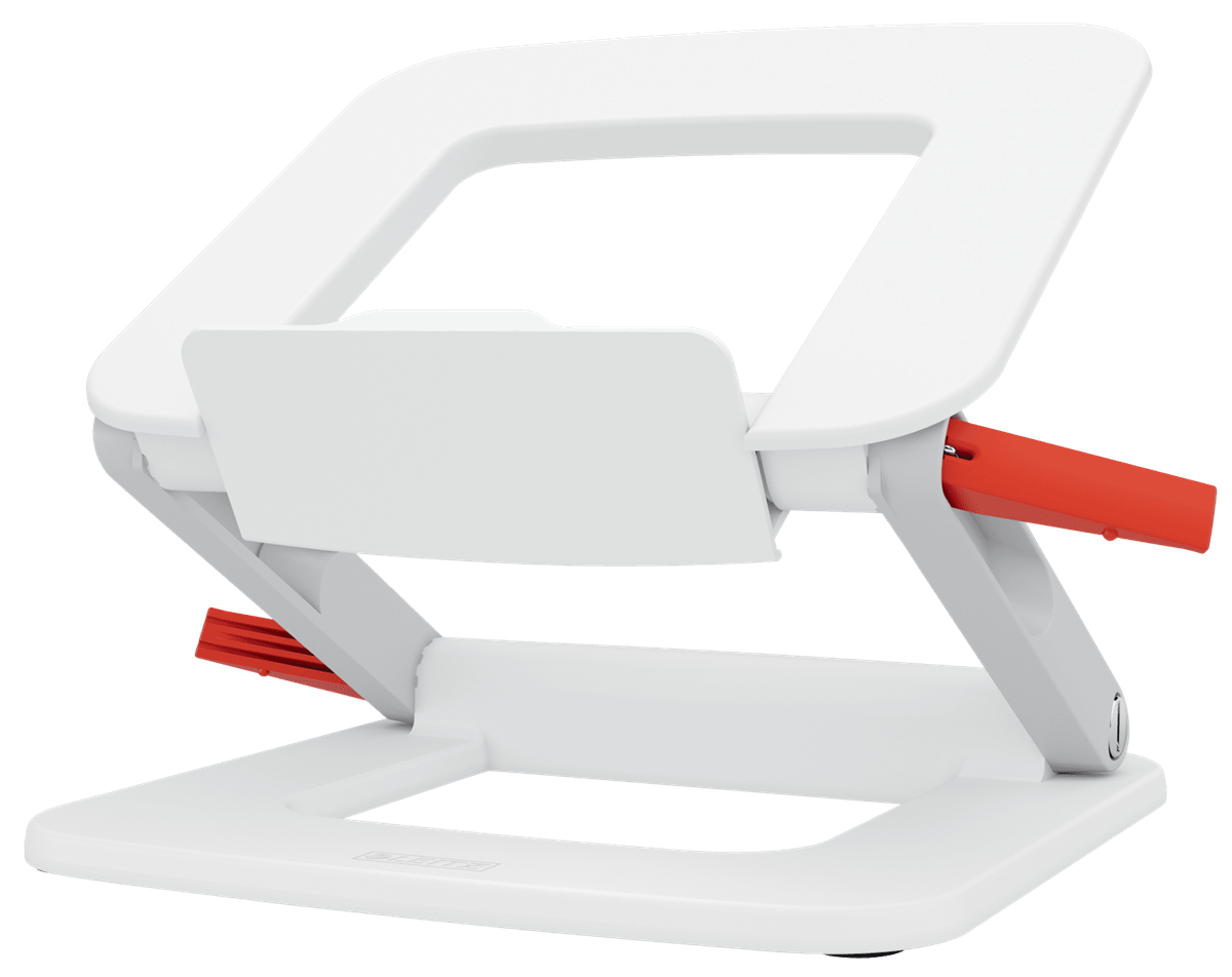 Leitz Ergo Adjustable Multi-Angle Laptop Stand White 258x45x253mm 64240001