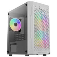 Image of Aerocool Aerocool TRINITYMINIWHV3 Micro ATX Gaming Case Tempered...