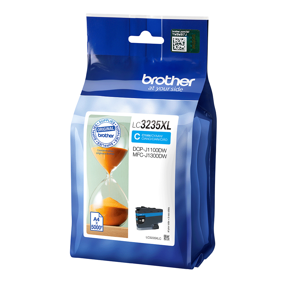 Image of Brother LC-3235XLC Ink cartridge cyan, 5K pages for Brother MFC-J 1300