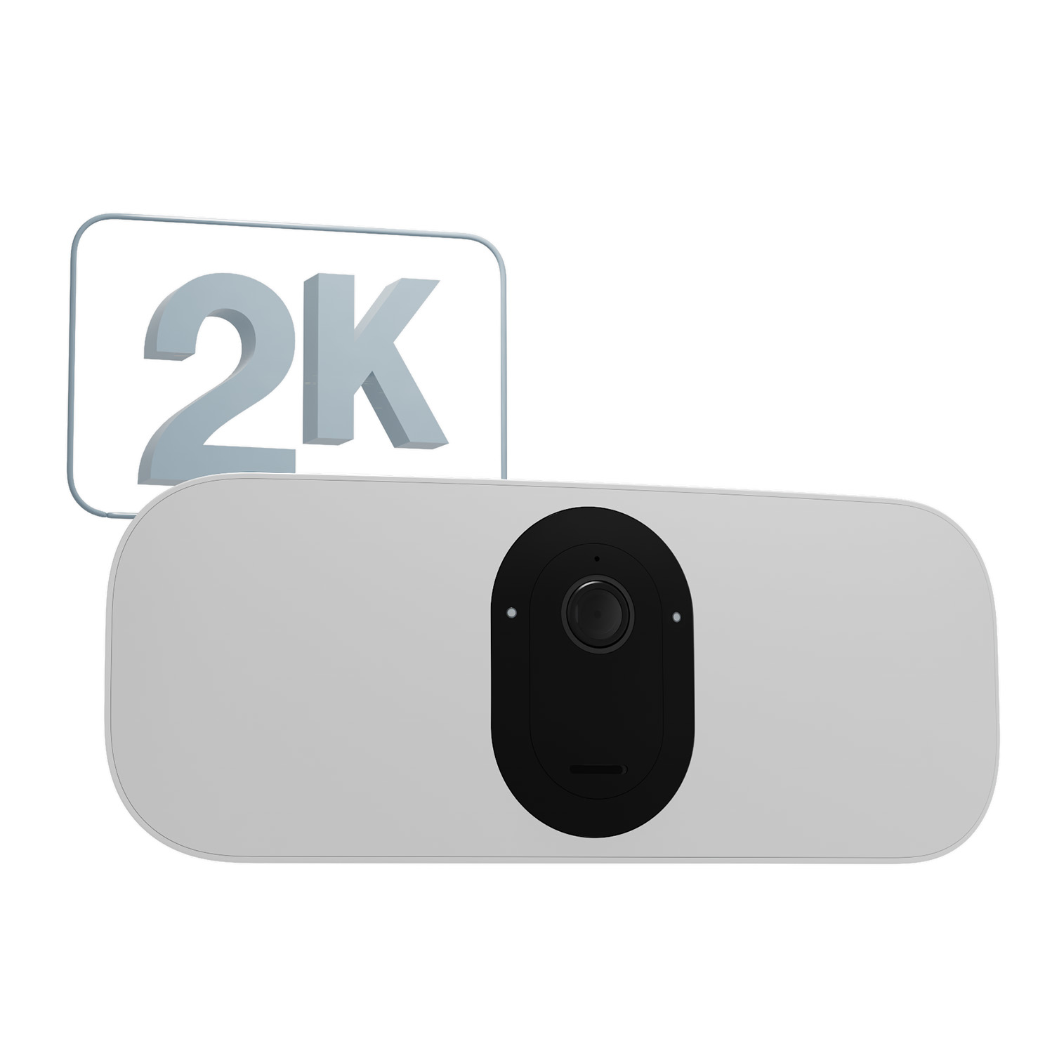 Image of Arlo Pro 3 Floodlight Outdoor Security Camera, white