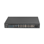 Lanberg RSFE-16P-2C-150 network switch Unmanaged Gigabit Ethernet (10/100/1000) Power over Ethernet (PoE) 1U Black