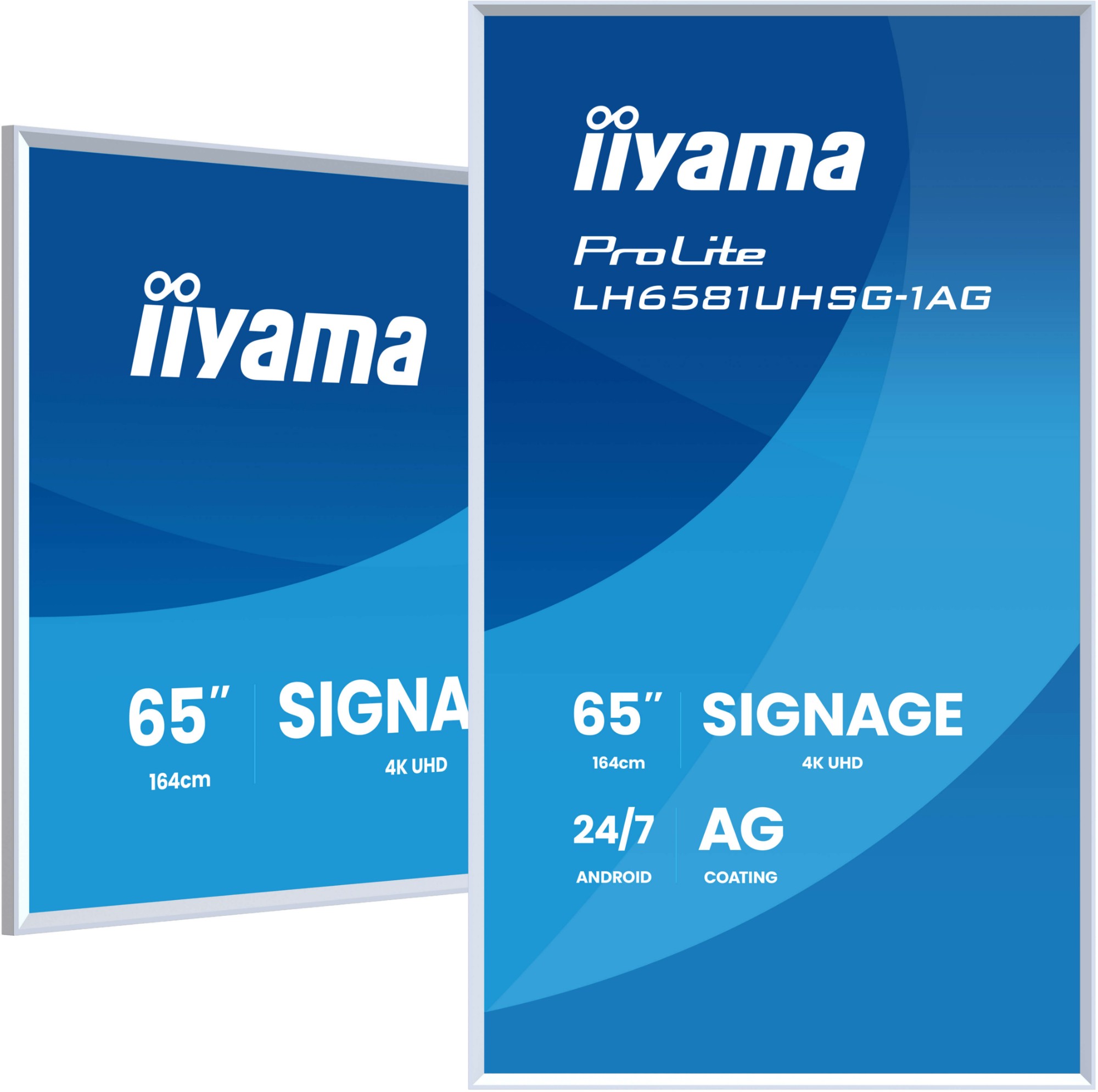iiyama 65" 4K UHD Digital Signage Display — Sleek. Flexible. and