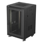 Lanberg FF01-6618-23B rack 18U Vrijstaande rek Zwart