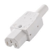 Kaiser WHITE C15 REWIREABLE 10AMP HOT IEC SOCKET - KAISER