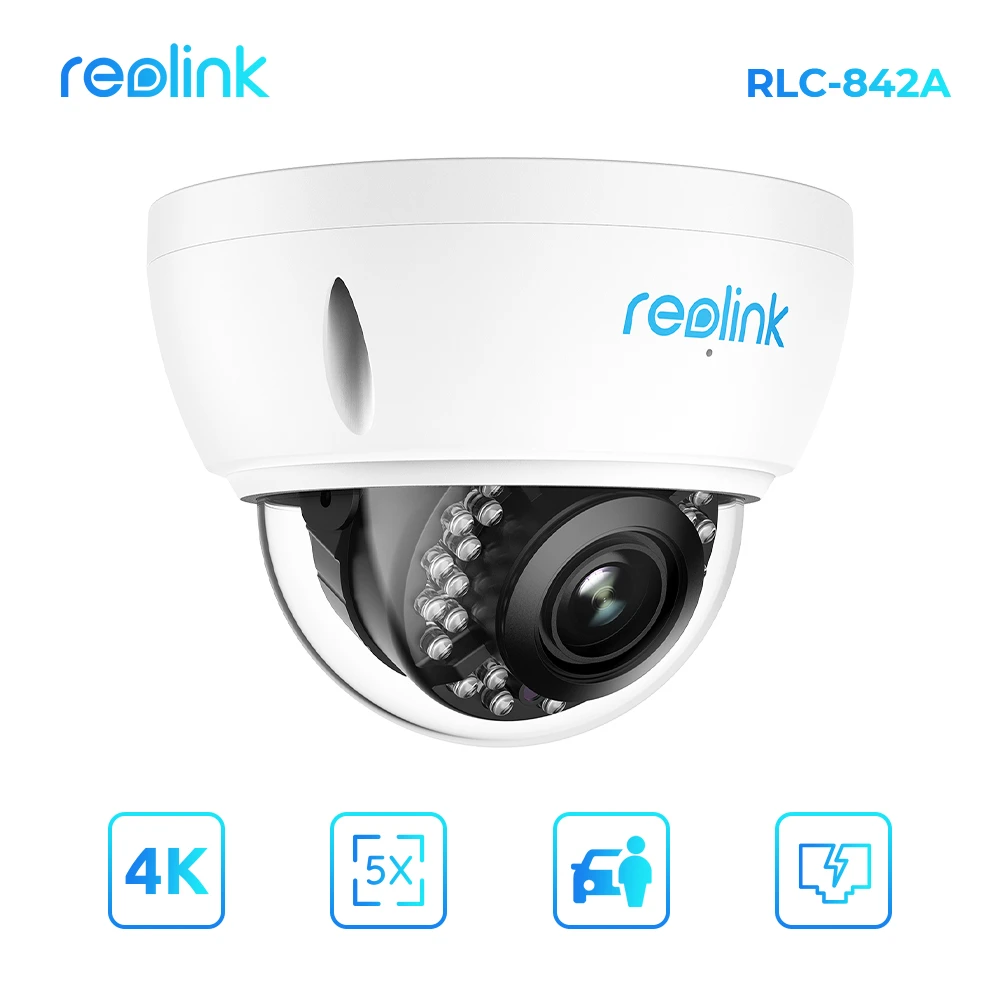 Reolink 4K Cam with Intelligent Detection 5x Optical Zoom