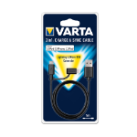 Varta 57943101401 USB-kabel 1 m USB A Micro-USB B/Lightning Zwart