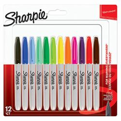 Photos - Felt Tip Pen Sharpie 2065404 permanent marker Multicolour 12 pc(s) 
