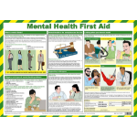 Safety First Aid Gro Mental Health First Aid Poster A2 Laminated