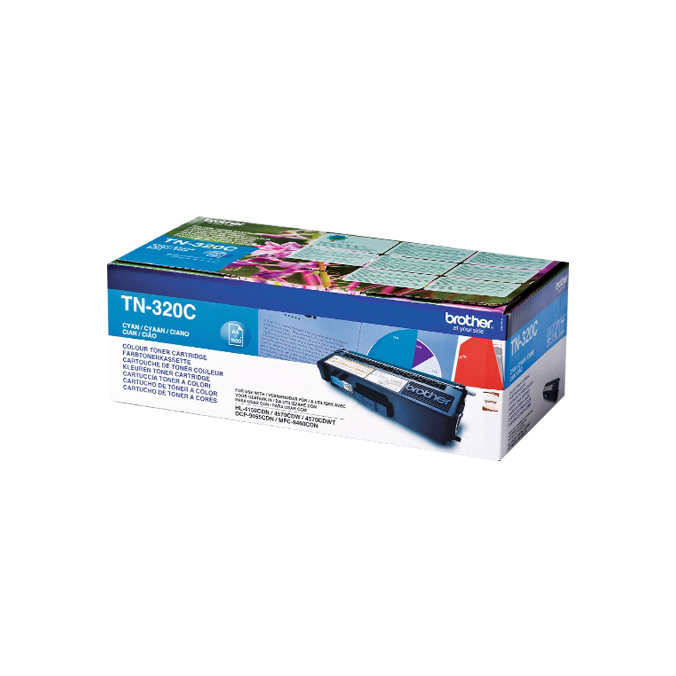 Image of Brother TN-320C Toner cyan, 1.5K pages ISO/IEC 19798 for Brother...