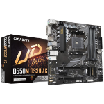 Gigabyte B550M DS3H AC Motherboard - Supports AMD Ryzen 5000 Series AM4 CPUs, 5+3 Phases Pure Digital VRM, up to 4733MHz DDR4 (OC), 2xPCIe 3.0 M.2, GbE LAN, USB 3.2 Gen1