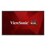 Viewsonic CDE6520-W Digital signage flat panel 65" IPS 4K Ultra HD Black Built-in processor Android 8.0