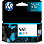 HP #965 Cyan Ink 3JA77AA