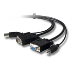 Belkin F1DN10XU 1.8m KVM cable Black