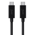 Belkin F2CU052BT1M-BLK USB cable 39.4" (1 m) USB 3.2 Gen 1 (3.1 Gen 1) USB C Black