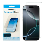 Xquisite 2D Glass Screen Protector Shield for iPhone 17, iPhone 17 Pro & iPhone 16 Pro - Clear