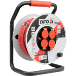 Yato YT-8106 power extension 30 m 4 AC outlet(s) Indoor/outdoor Black, Red, White