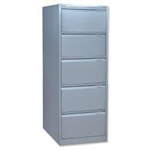 Bisley 5 DRW FILING CAB GOOSE GREY