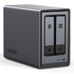 Ugreen NASync DXP2800 NAS Desktop Intel® N N100 8 GB DDR5 0 TB UGOS Pro Aluminium