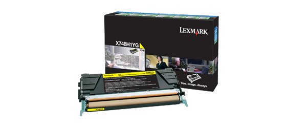 Lexmark X748H1YG Toner cartridge yellow return program. 10K pages ISO/