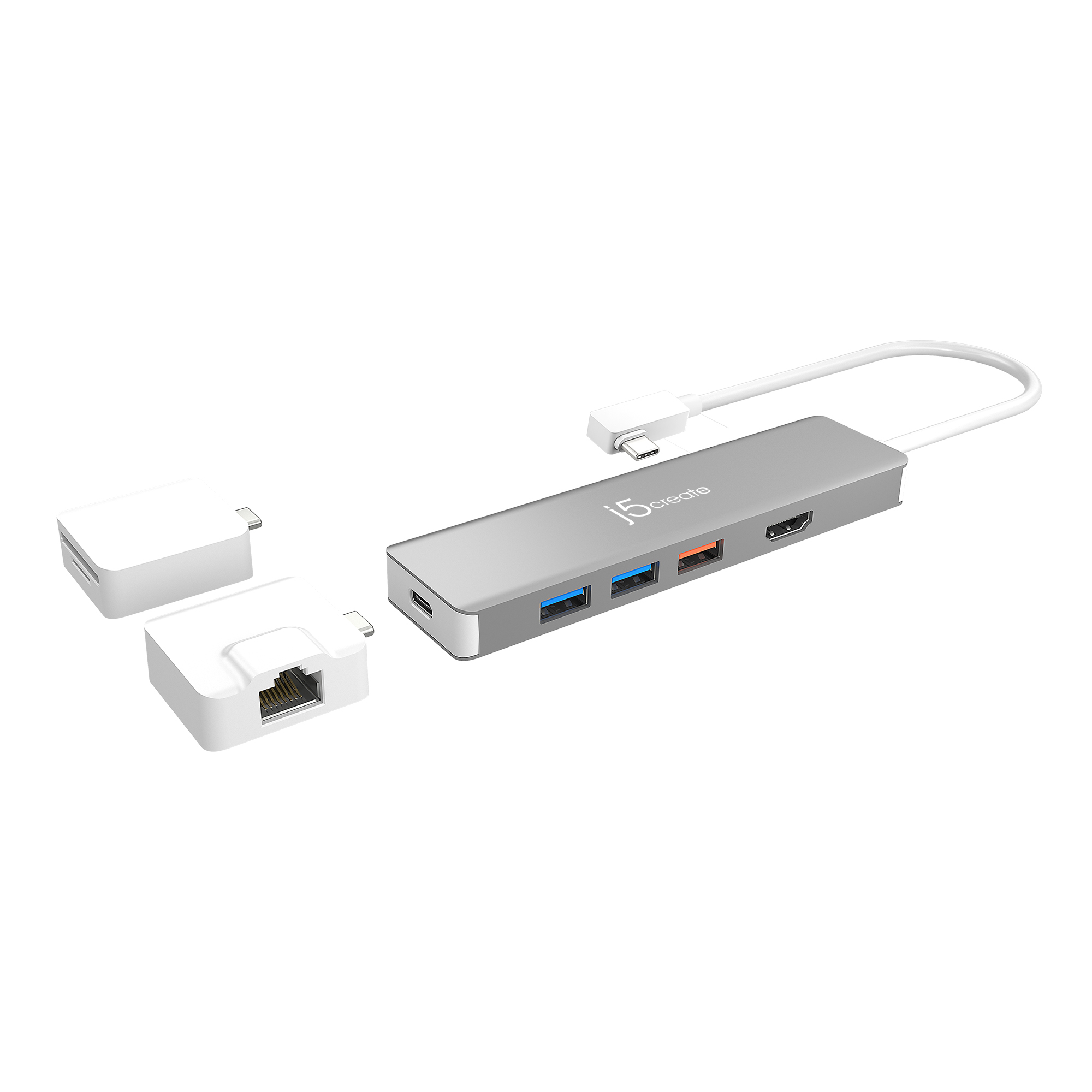Image of j5create JCD375-N USB-C Modular Multi-Adapter with 2 Kits