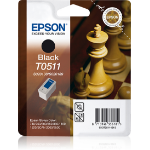 Epson C13T05114010/T0511 Ink cartridge black, 900 pages ISO/IEC 24711 24ml for Epson Stylus Color 740/800