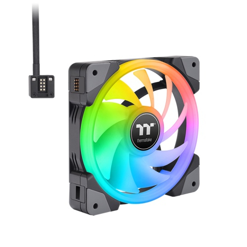 Image of Thermaltake SWAFAN EX14 RGB PC Cooling Fan TT Premium Edition...