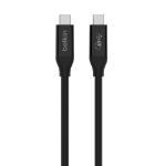 Belkin INZ001bt0.8MBK USB cable USB4 Gen 3x2 0.8 m USB C Black