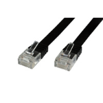 Microconnect V-UTP610S-FLAT networking cable Black 10 m Cat6 U/UTP (UTP)