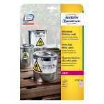 Avery L4716-20 self-adhesive label Circle Permanent White 960 pc(s)