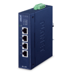 PLANET IECJ-400 netwerk media converter Blauw
