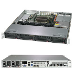 Supermicro SuperServer 5019C-MR Intel C246 LGA 1151 (Socket H4) Rack (1U) Black