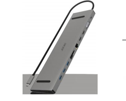 Image of Acer ACG-DCK-C-1 Wired USB 3.2 Gen 1 (3.1 Gen 1) Type-C Grey