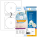 HERMA CD labels Maxi A4 Ã˜ 116 mm white paper matt opaque 200 pcs.