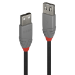 Lindy 36700 USB cable 0.2 m USB 2.0 USB A Black, Grey