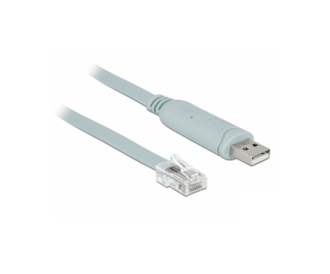 63911 DELOCK Kabel seriell - USB (M) zu RJ-45 (M)