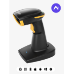 Inateck BCST-36 Handheld bar code reader 2D CMOS Black, Yellow