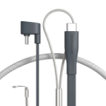 Bouncepad CB-RF-FLAT-C2C-W USB cable 2 m USB C Grey, White