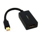 StarTech.com Mini DisplayPort to HDMI Adapter - mDP to HDMI Video Converter - 1080p - Mini DP or Thunderbolt 1/2 Mac/PC to HDMI Monitor/Display/TV - Passive mDP 1.2 to HDMI Adapter Dongle - Upgraded Version is MDP2HDEC