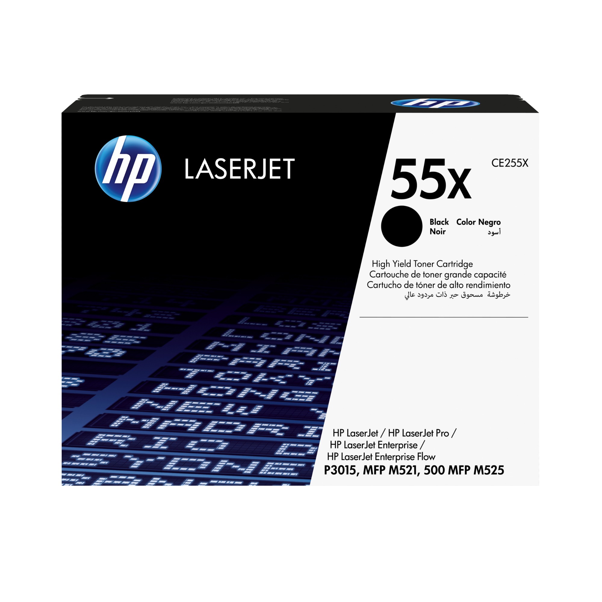 HP CE255X/55X Toner cartridge black high-capacity, 12.5K pages ISO/IEC 19752 for HP LaserJet P 3015
