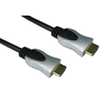 Cables Direct HDMI - HDMI M/M 10m HDMI cable HDMI Type A (Standard) Black, Silver