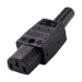 FDL 10 AMP C13 IEC 320 SOCKET CONNECTOR - INSERTION SCREW