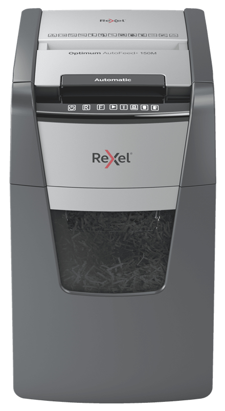 Image of Rexel Optimum AutoFeed+ 150M paper shredder Micro-cut shredding 55...