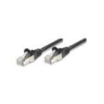 Intellinet Network Patch Cable, Cat5e, 5m, Black, CCA, SF/UTP, PVC, RJ45, Gold Plated Contacts, Snagless, Booted, Lifetime Warranty, Polybag
