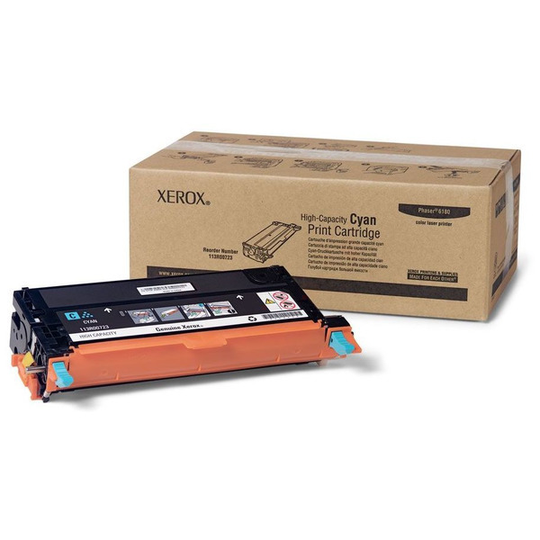 Image of Xerox 113R00723 Toner cartridge cyan, 6K pages/5% for Xerox Phaser...